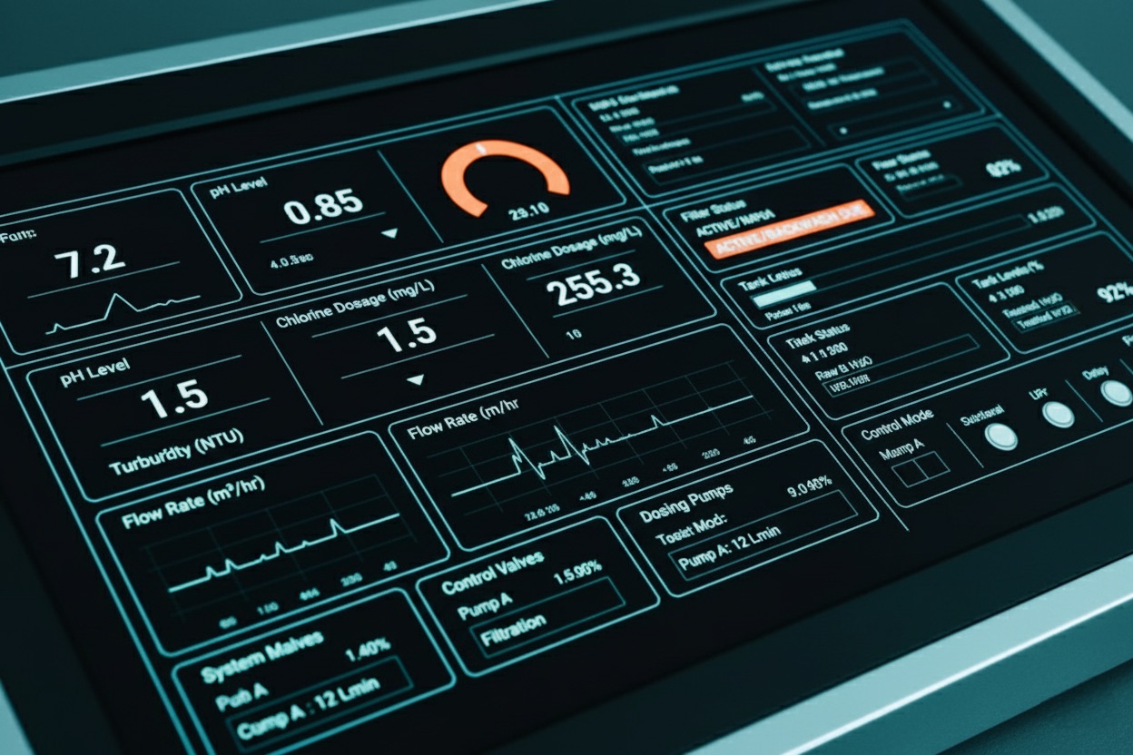 Dashboard de monitorización del ciclo del agua